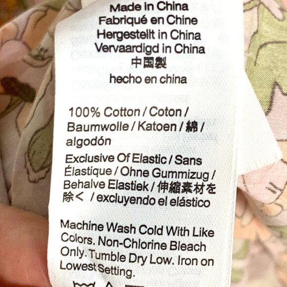 J. Crew Floral 3/4 Sleeve Mini Dress Smocked-waist Liberty® Butterfield Poppy - Picture 12 of 13